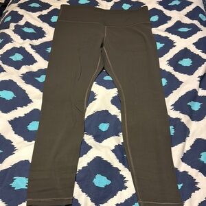 Athleta Olive Green High-Rise Performance Leggings
